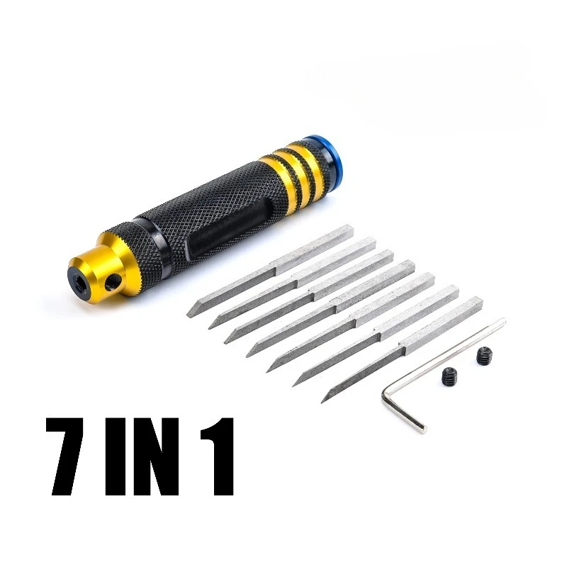 Rc Hobby Line - Dłuto modelarskie z ostrzami, rzeźbione z