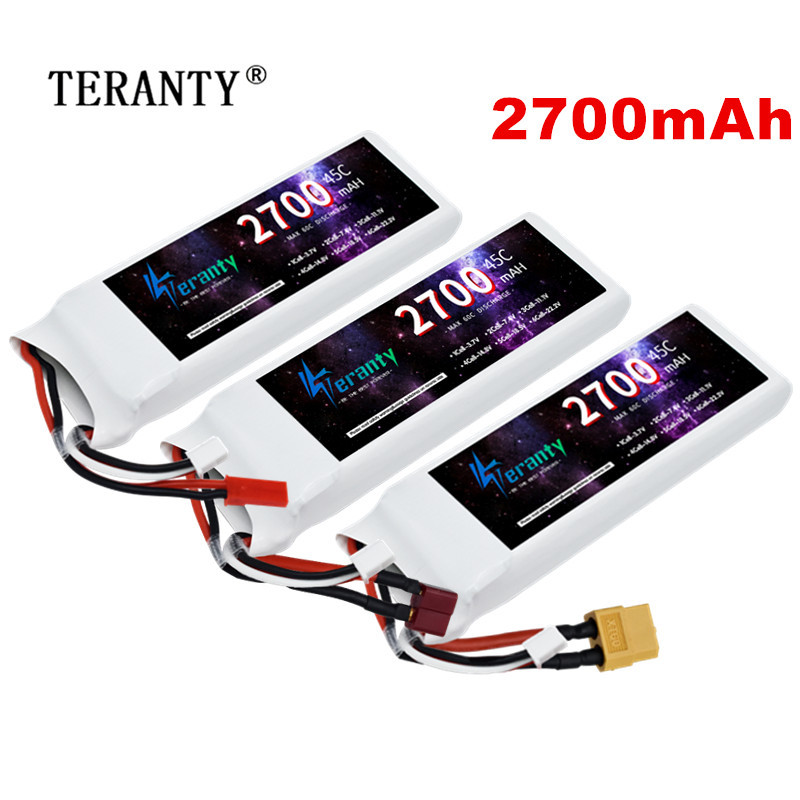 Rc Hobby Grade - 1/3PCS 2S 7.4V Lipo Battery 2700mAh