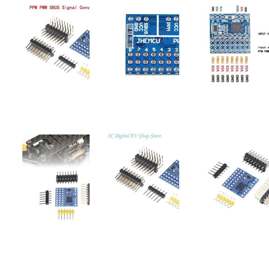 Receiver Sbus 8Ch - E74D 8CH PWM PPM SBUS Konwersja