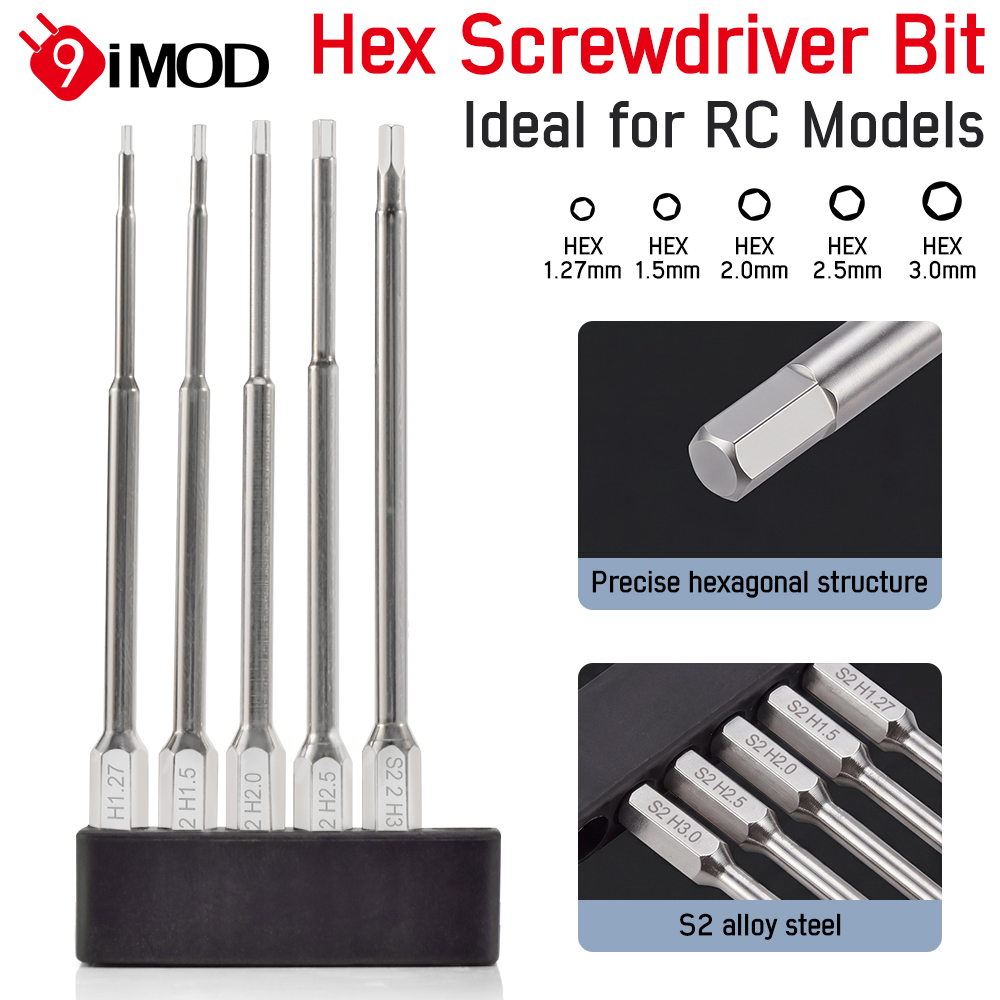 Rc Hobby Tool Kit - Zestaw wkrętaków imbusowych 9IMOD, przedłużone 100