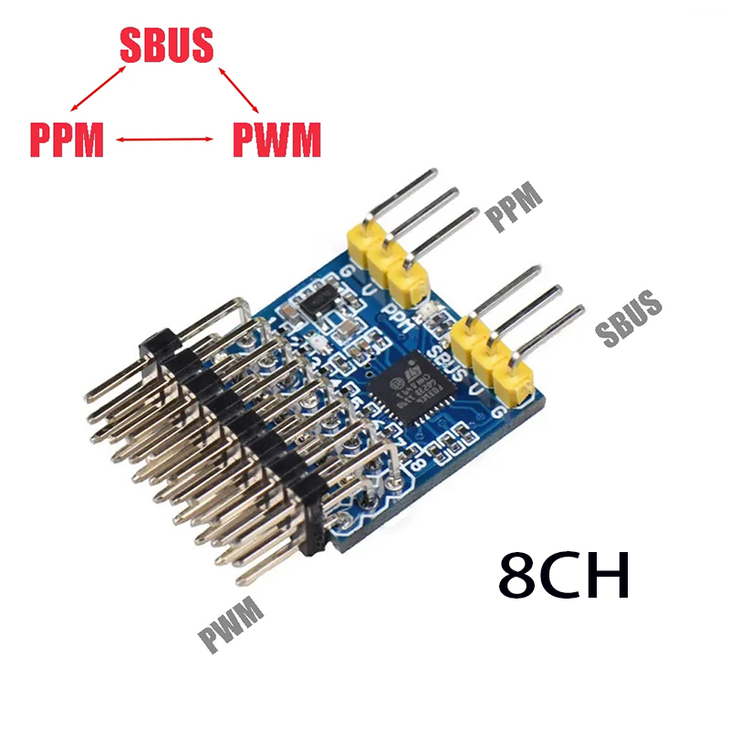 Receiver Sbus 8Ch - 8CH PWM PPM SBUS Adapter konwersji