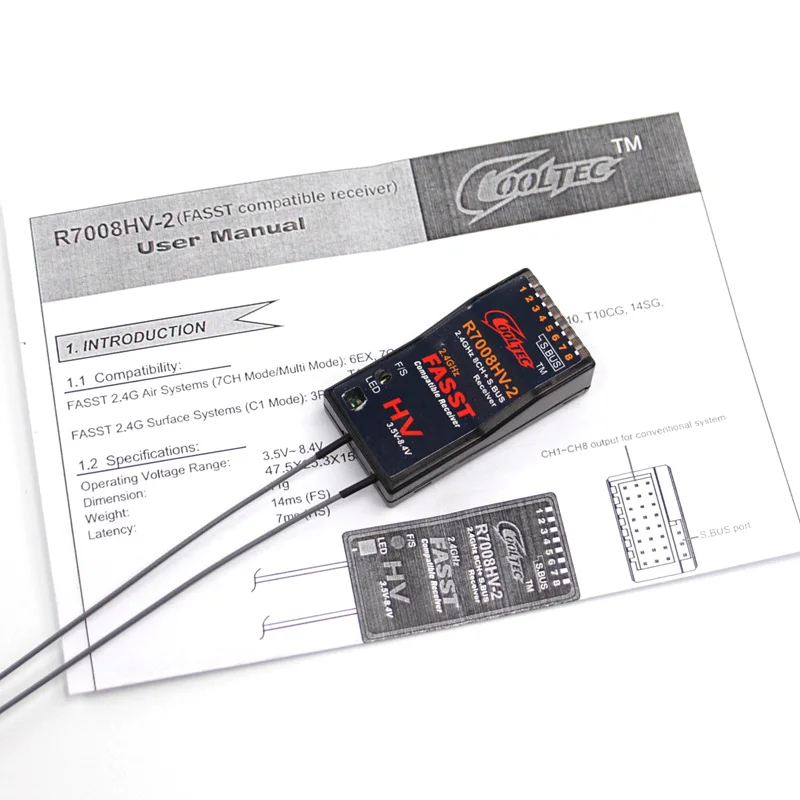 NOWOŚĆ Cooltech R7008HV-2 Futa – Receiver Sbus 8Ch recenzja i cena