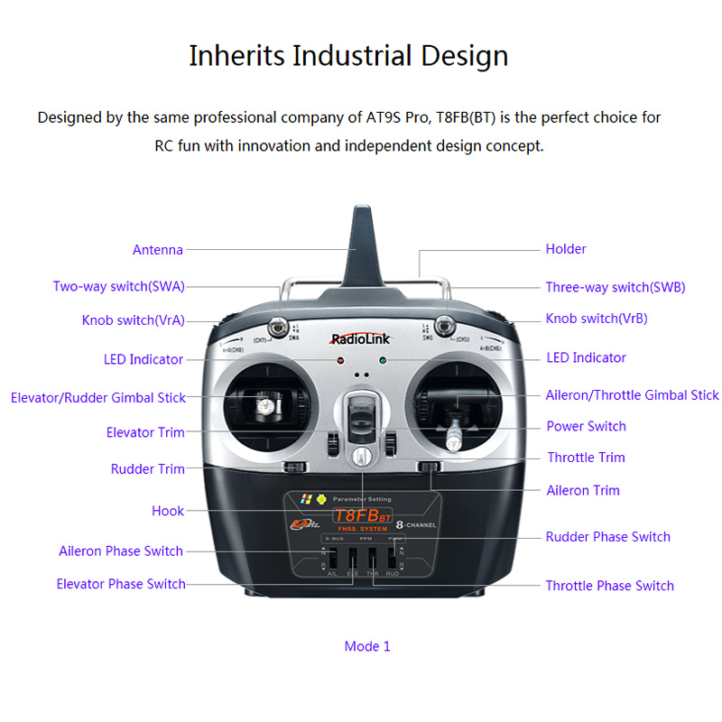 Radiolink T8FB V2 8-kanałowy n – Receiver Sbus 8Ch recenzja i cena