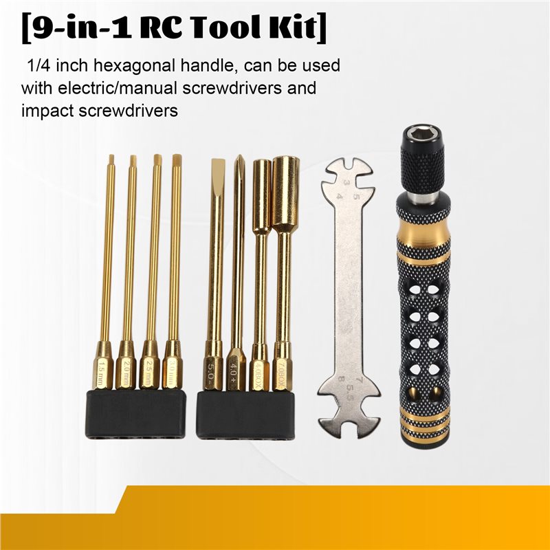 Zestaw narzędzi RC 9 w 1, Zest – Rc Hobby Tool Kit recenzja i cena
