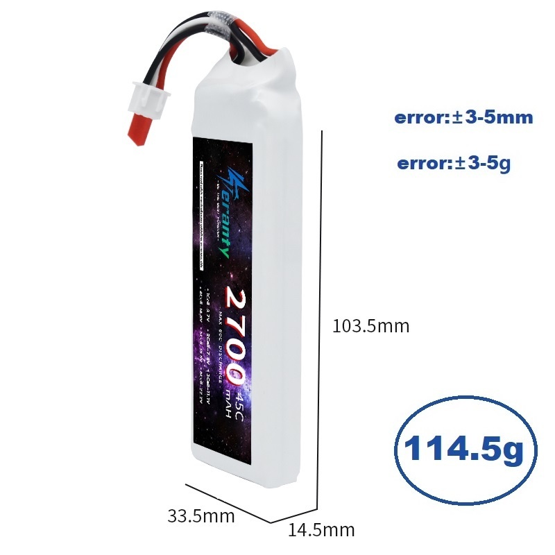 1/3PCS 2S 7.4V Lipo Battery 27 – Rc Hobby Grade recenzja i cena