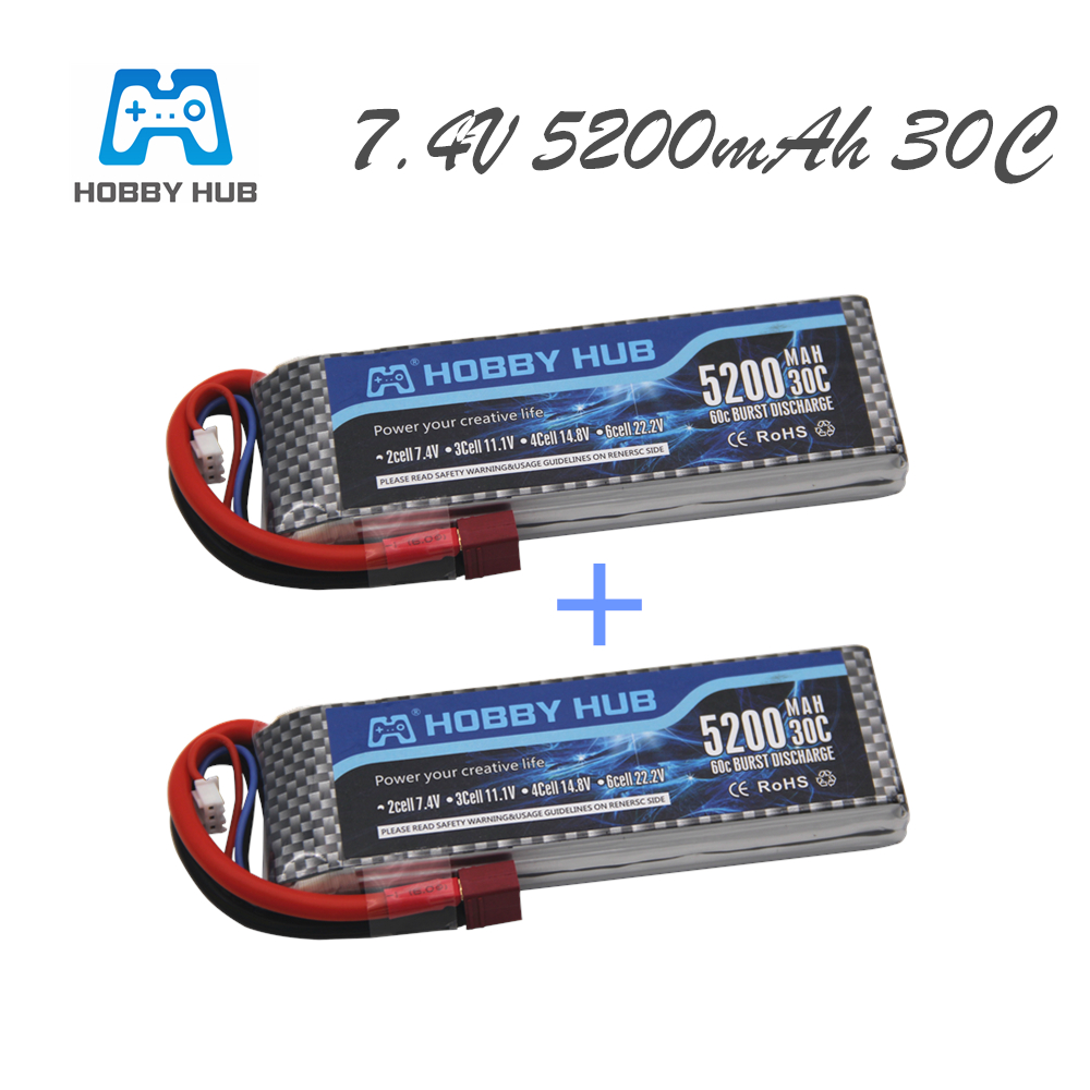 7.4 V 5200 mAh 30C 2S 1P bater – Rc Roc Hobby recenzja i cena