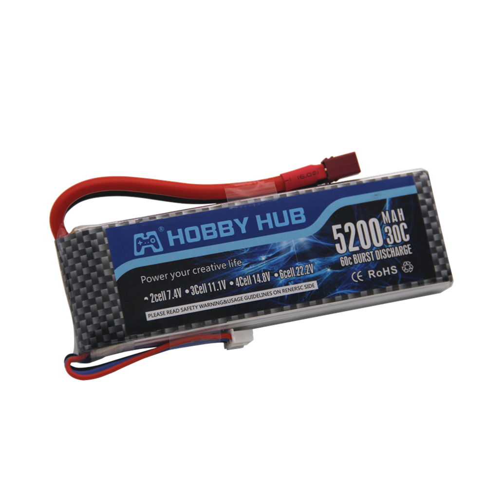 7.4 V 5200 mAh 30C 2S 1P bater – Rc Roc Hobby recenzja i cena