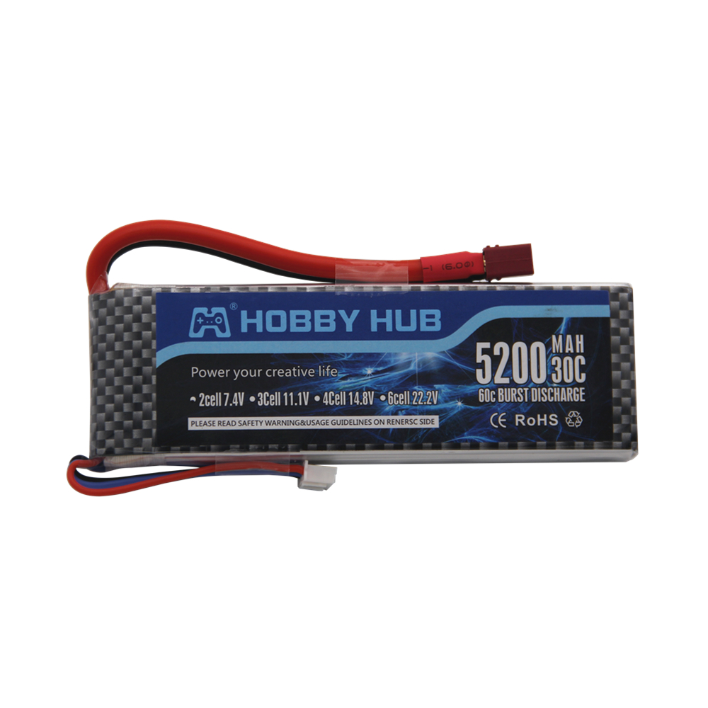 7.4 V 5200 mAh 30C 2S 1P bater – Rc Roc Hobby recenzja i cena