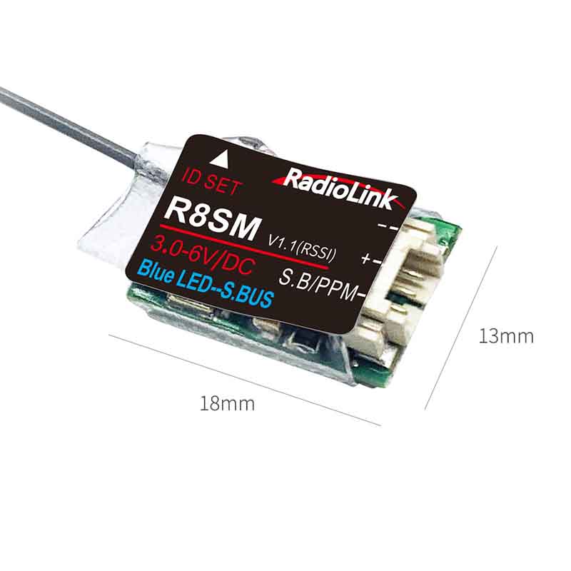 Radiolink R8SM 8-kanałowy odbi – Receiver Sbus 8Ch recenzja i cena