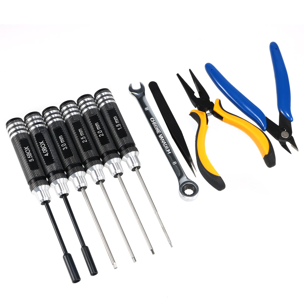 10 SZT. Zestaw Narzędzi 10w1 d – Rc Hobby Tool Kit recenzja i cena